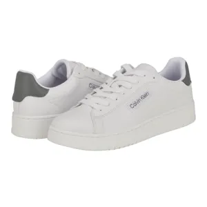 Calvin Klein Men's Horaldo Sneaker, White/Navy 144, 13