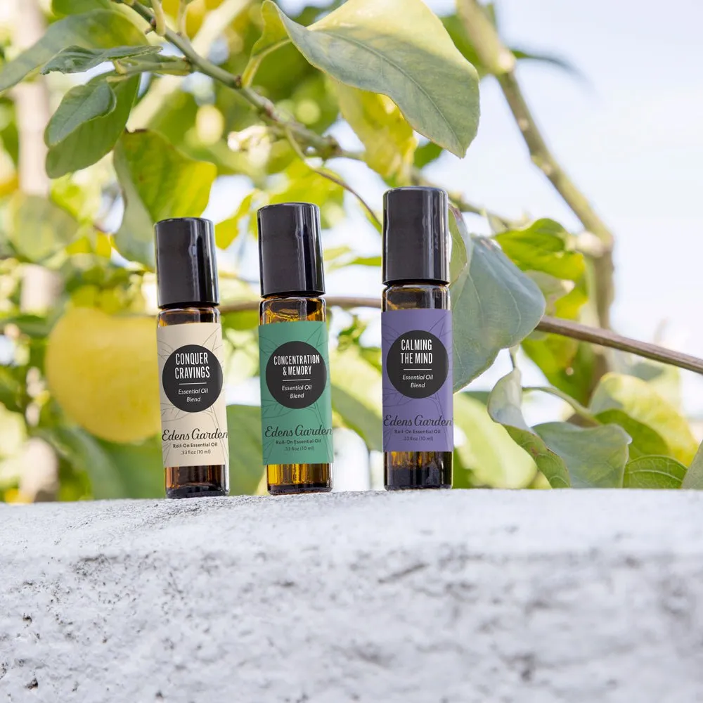 Concentration & Memory Essential Oil Roll-On- Best For Focus, Alertness & Cognitive Health