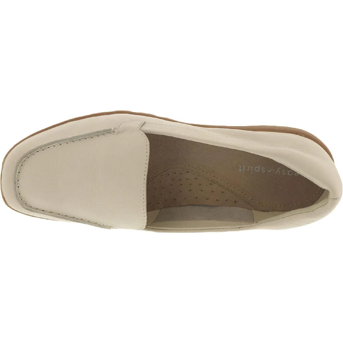 Easy Spirit Womens Abide 8 Leather Slip On Loafers